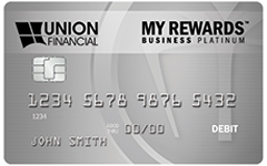 My Rewards<sup>®</sup> Business Platinum Debit Card