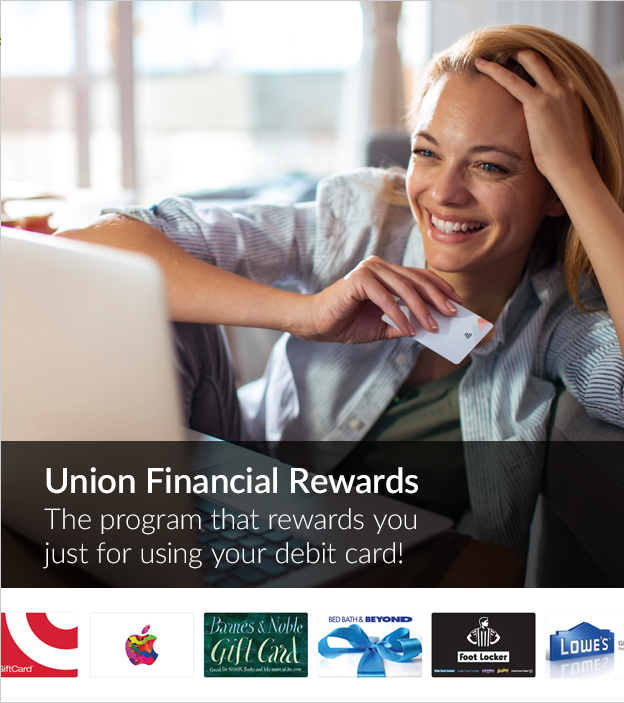 Thank you for using your debit card!  Redeeming your points is easy! Create an account today, browse the site and start redeeming your points for great gifts.